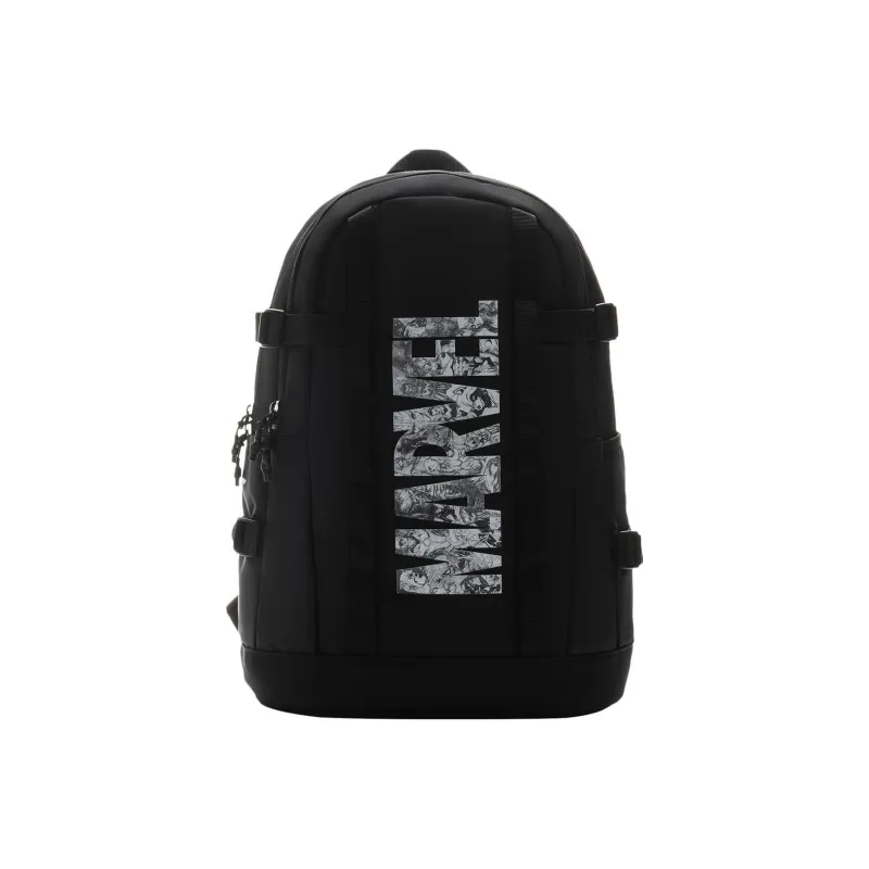 LiNing Marvel, Collaboration Fabric Backpack Regular Unisex Black-0