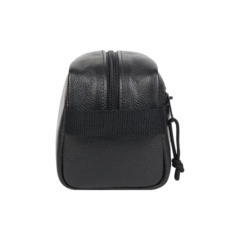 Balenciaga Explorer Grain Calfskin Clutch Toiletry Bag Regular Men's Black-2