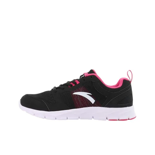 ANTA Running Shoes Women's Low-Top Black/Magenta