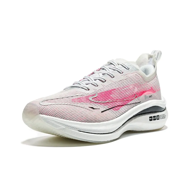 Erke Dust Pro Qi Running Shoes Men's White Pink-2