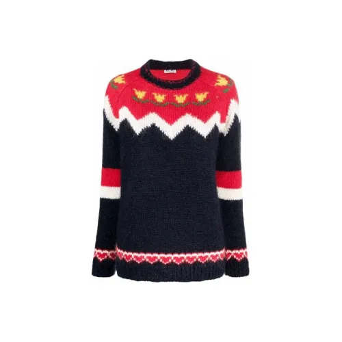 MIU MIU Sweaters Women's Navy Blue