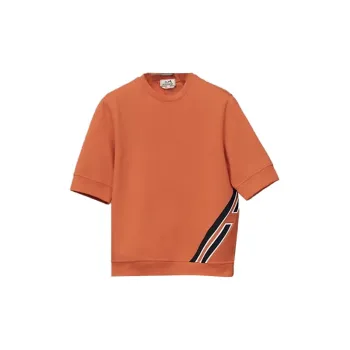 HERMES T-Shirts Men Orange Red