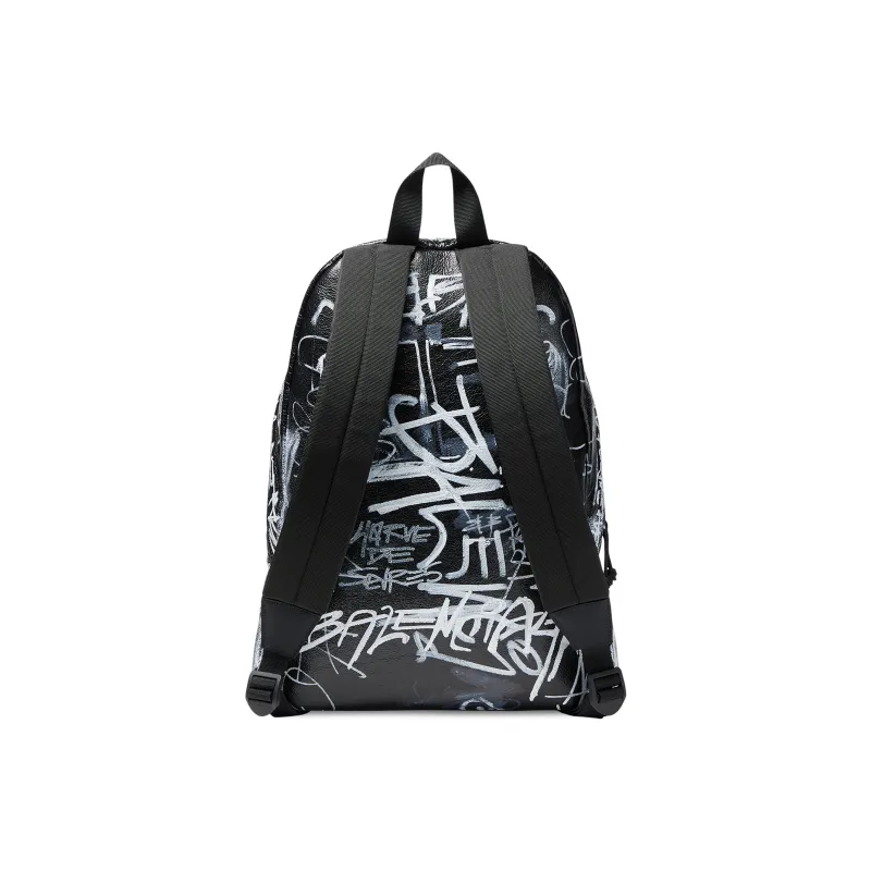 Balenciaga Explorer Sheepskin Backpack Regular Men's Multicolor-3