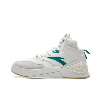 Anta Life Collection Wear resistant And Lightweight Low Top Skateboard Shoes Men's White Green