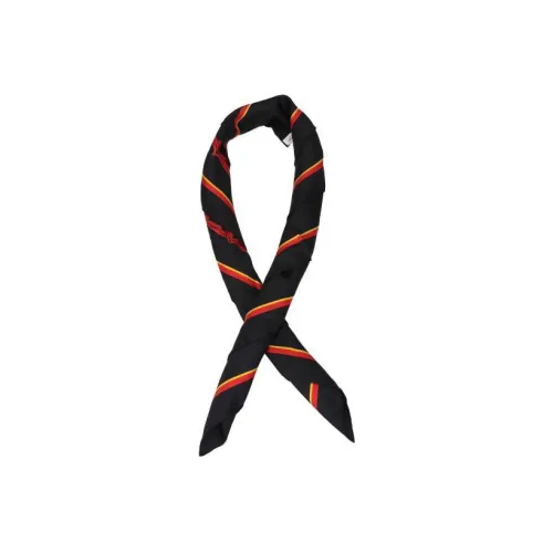 Burberry Silk Scarves Women's Black