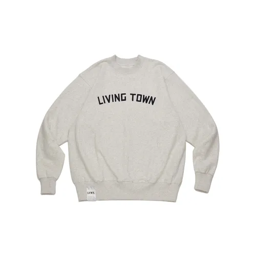 LIVINGTOWN Sweatshirts Unisex Light Gray