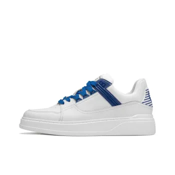 ROBERTA DI CAMERINO Height Increasing Skateboard Shoes Men's White Blue
