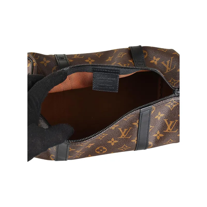 LOUIS VUITTON Polochon Papillon Messenger Mini Brown-3