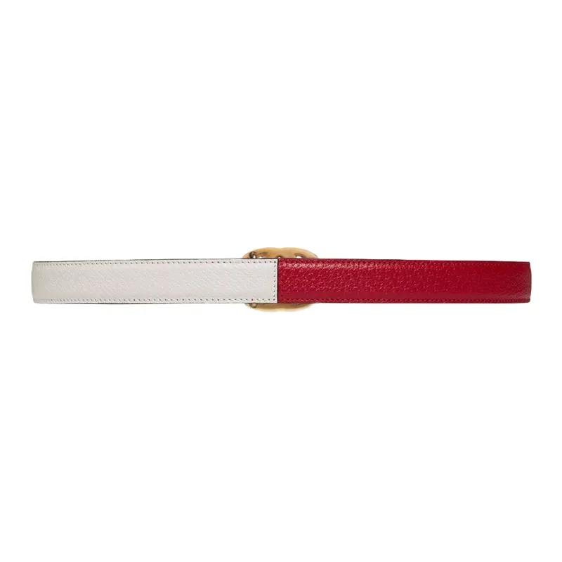 GUCCI Fashion Multicolor Leather Belts Women's Width: 2.5cm-1