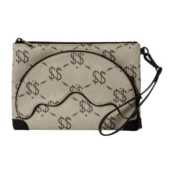 SPRAYGROUND PVC Handheld Bag Clutch Unisex Gray
