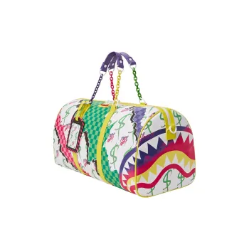 SPRAYGROUND PVC Carry on Bag Travel Bag Handbag Medium Size Unisex Multicolor