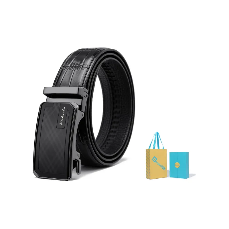 PISHUSHU Leather Belts Men-32