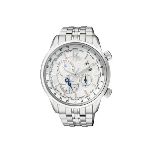 CITIZEN Automatic Mechanical Movement Stainless Steel Strap Watch 44.5mm Men's Watches White Dial
