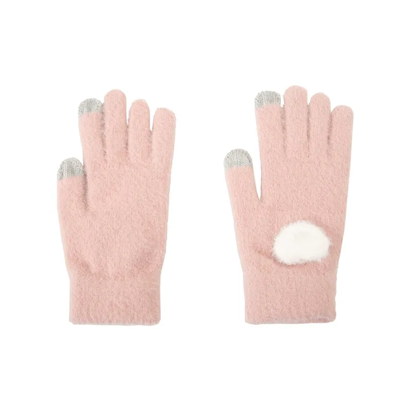 BAIJUAN Knit Gloves Women's-1