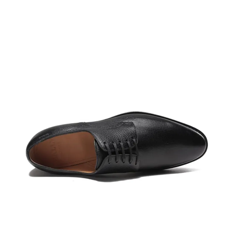BALLY Scrivani Leather Derby Shoes-4