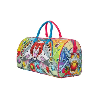 SPRAYGROUND PVC Carry on Bag Travel Bag Handbag Medium Size Unisex Multicolor