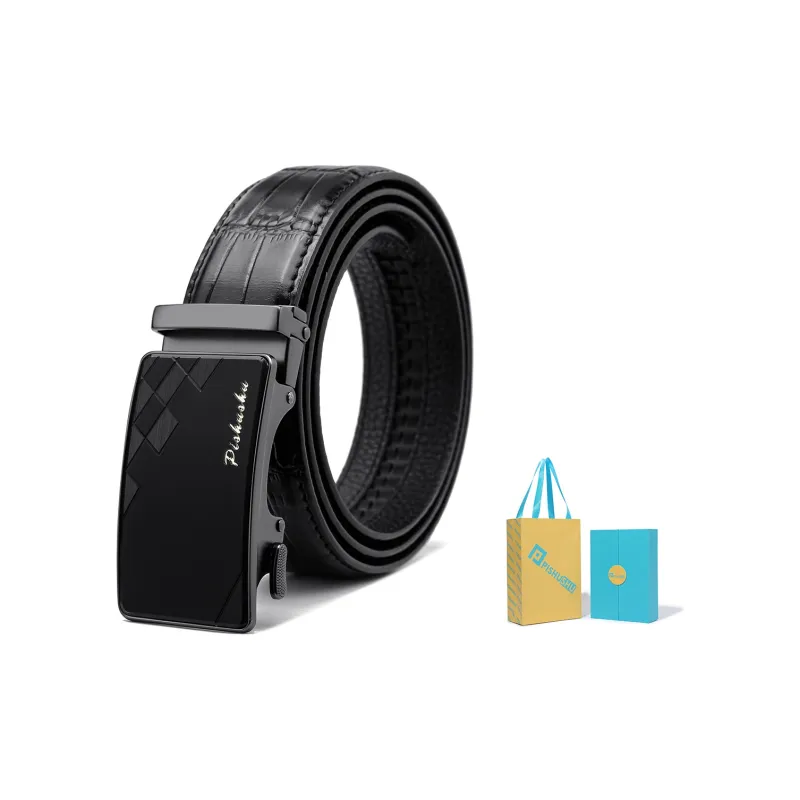 PISHUSHU Leather Belts Men-32