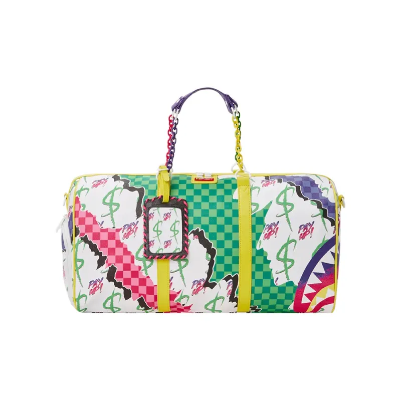 SPRAYGROUND PVC Carry on Bag Travel Bag Handbag Medium Size Unisex Multicolor-1