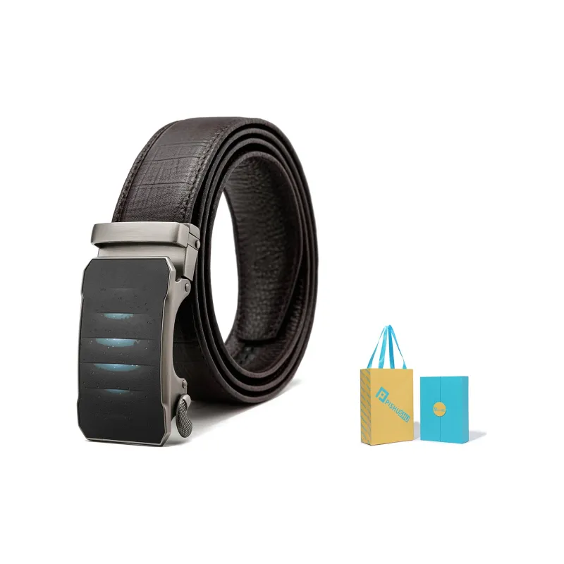 PISHUSHU Leather Belts Men-34