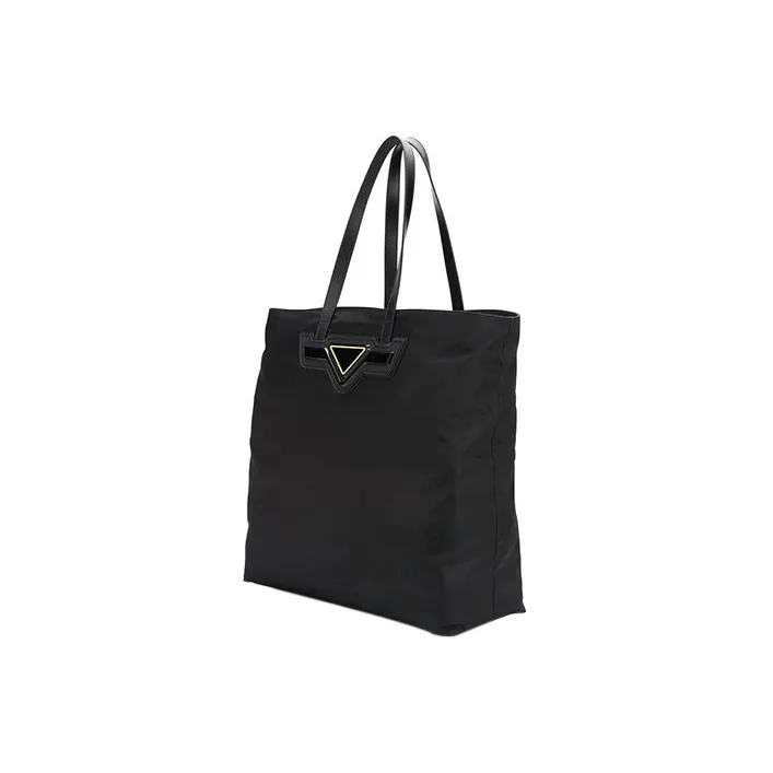 PRADA Nylon Tote Bag Shopping Bag Shoulder Bag Handbag Men's Black-2