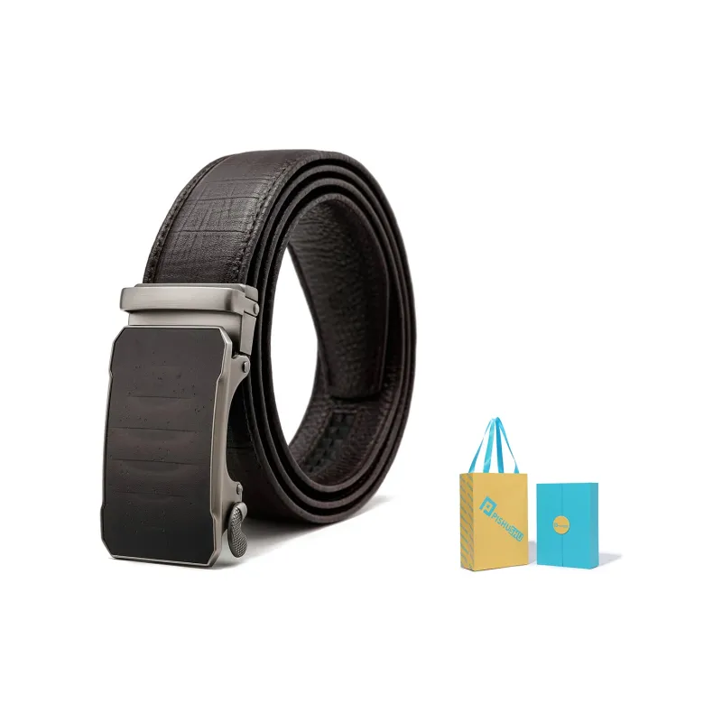 PISHUSHU Leather Belts Men-42