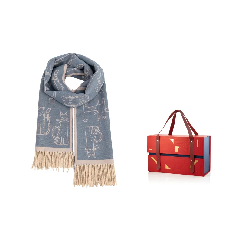 Jodie＆Kevin Knit Scarves Unisex-0