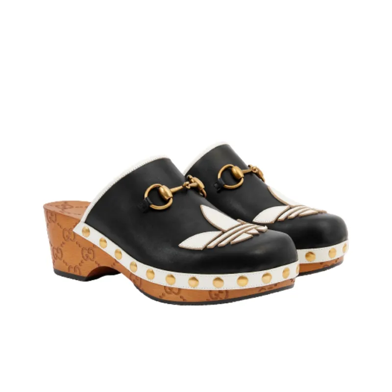 GUCCI Adidas X GUCCI Women's Gg Clog 'Black' Women's-1