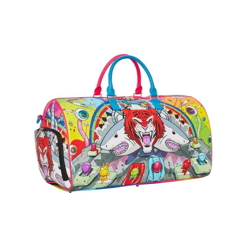 SPRAYGROUND PVC Carry on Bag Travel Bag Handbag Medium Size Unisex Multicolor-2