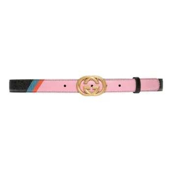 GUCCI Fashion Casual GG Smooth Buckle Women's Width: 2.5cm