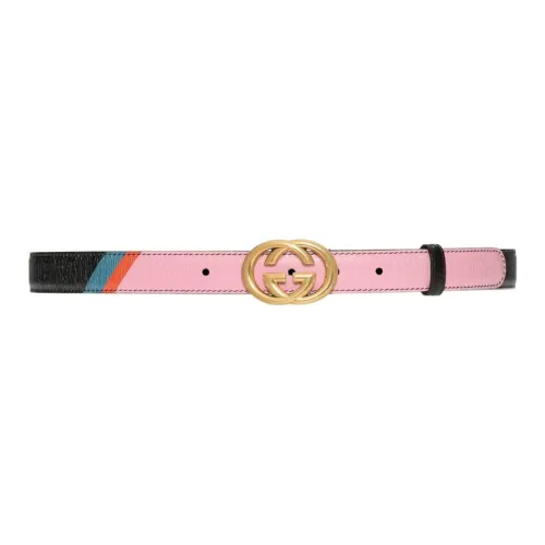 GUCCI Fashion Casual GG Smooth Buckle Women's Width: 2.5cm