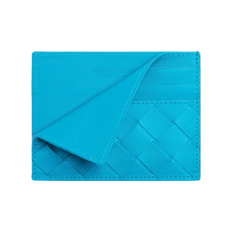 Bottega Veneta Intrecciato Card Case Pool-1