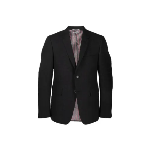 THOM BROWNE Business Suits Men Dark Gray