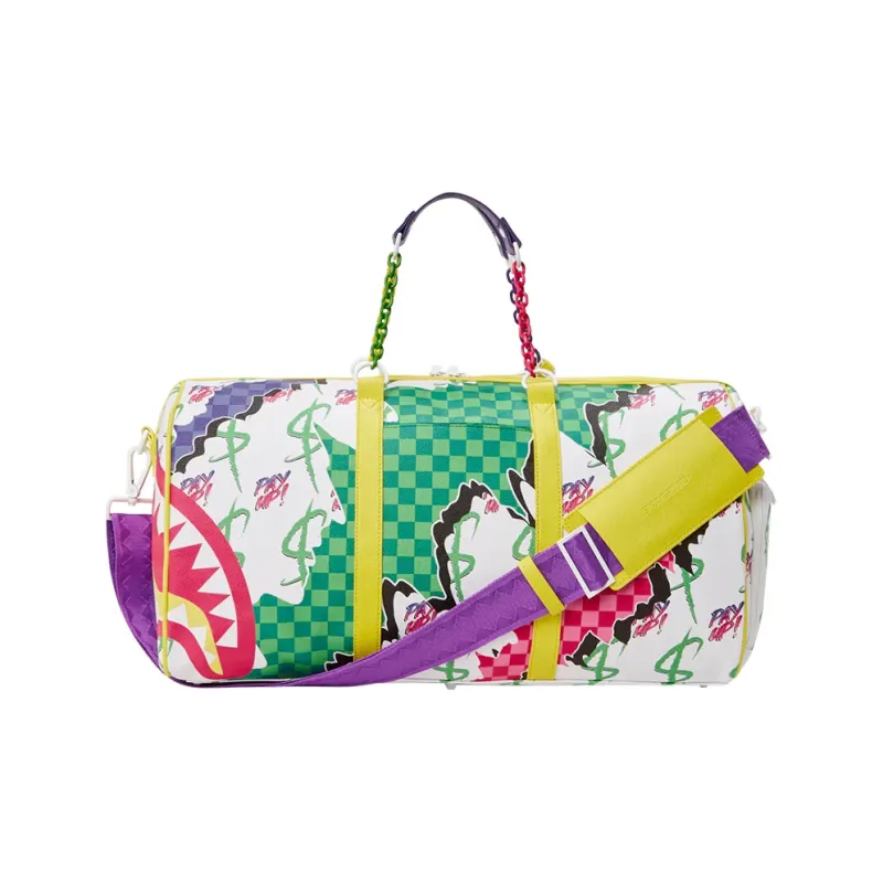 SPRAYGROUND PVC Carry on Bag Travel Bag Handbag Medium Size Unisex Multicolor-2