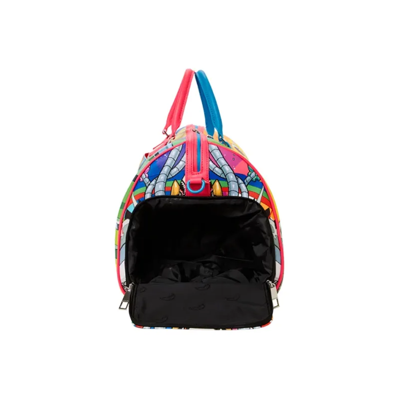 SPRAYGROUND PVC Carry on Bag Travel Bag Handbag Medium Size Unisex Multicolor-4