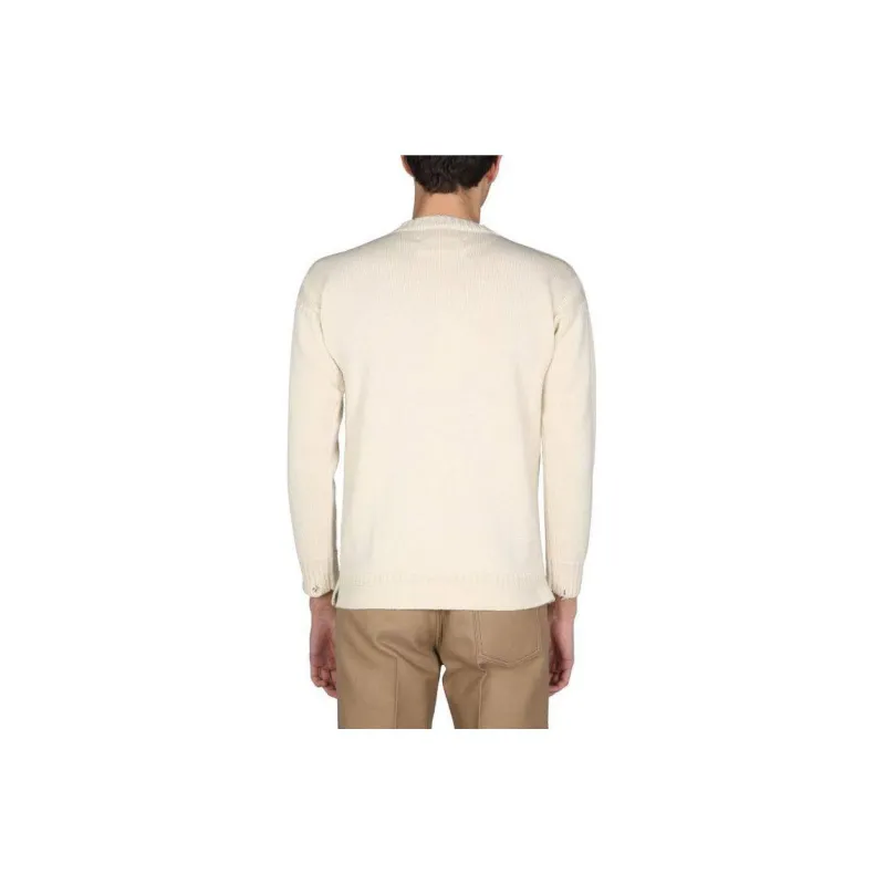Maison Margiela Sweaters Men Ecru-1