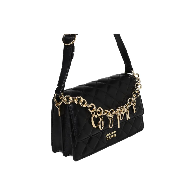 VERSACE JEANS COUTURE Polyester Portable One Shoulder Bag Women's Black-2