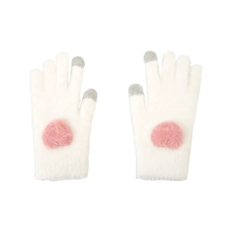 BAIJUAN Knit Gloves Women's-4