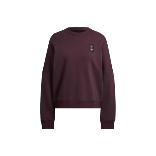 Adidas Sweatshirts Women's Dark Reddish Purple