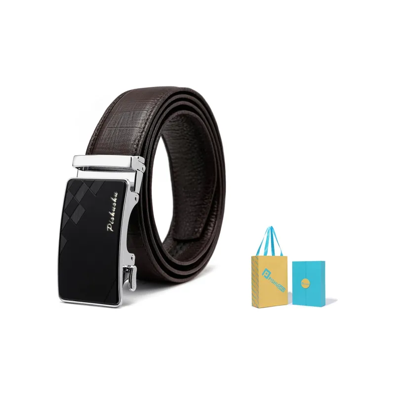 PISHUSHU Leather Belts Men-42
