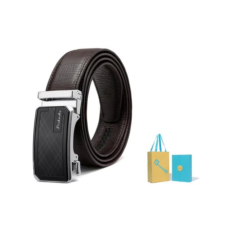 PISHUSHU Leather Belts Men-42
