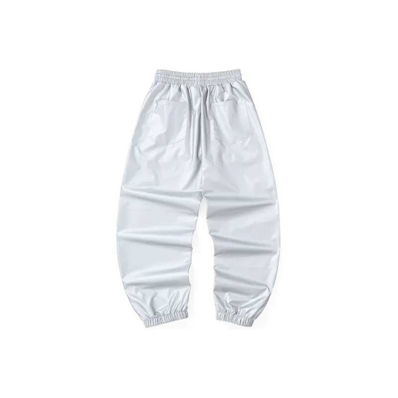 GENANX Casual Pants Unisex Silver-1