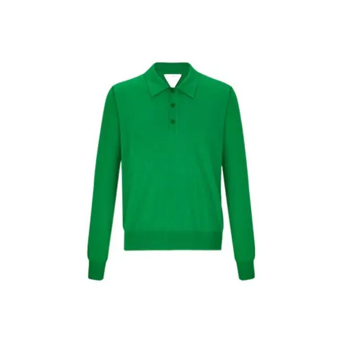 Bottega Veneta Polo Shirts Men Parrot Green