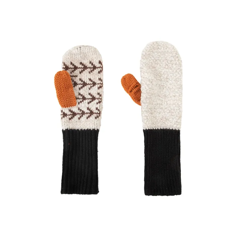 BAIJUAN Knit Gloves Unisex-7