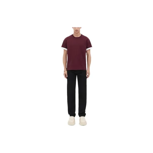 Bottega Veneta T-Shirts Men Cherry Red