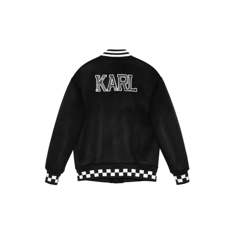 KARL LAGERFELD Baseball Jacket Unisex Black-1