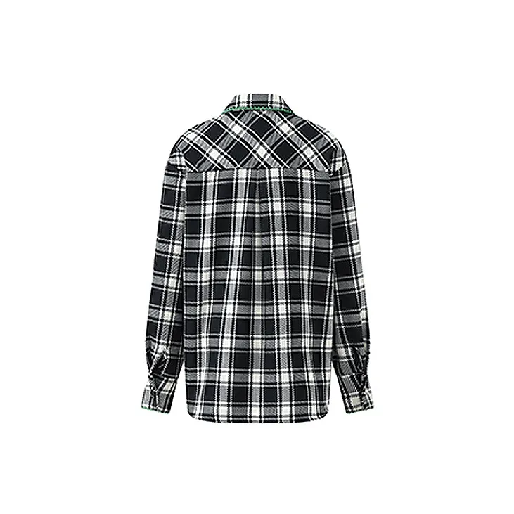 MacyMccoy Shirts Women's Black White Plaid-1