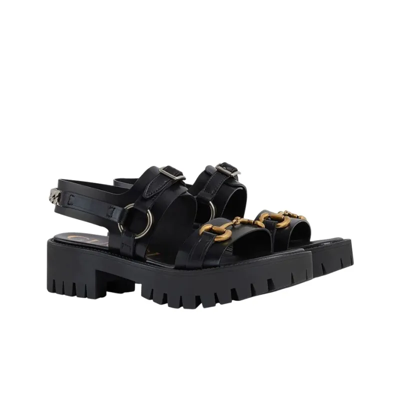 GUCCI Horsebit-detail Sandals-1