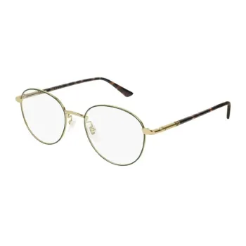 GUCCI Eyeglass Frames Men Green