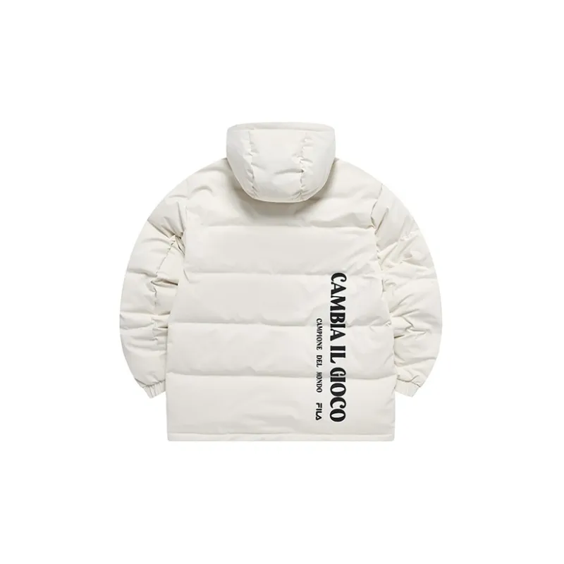 FILA FUSION Down Jacket Men's Wheat Cream-1