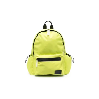 MSGM Polyurethane Backpack Women's Lime Green